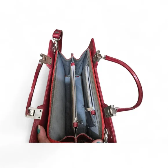 Louis Vuitton Cherry Red Satchel - Picture 4 of 6